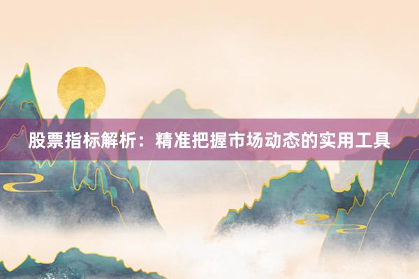 股票指标解析：精准把握市场动态的实用工具
